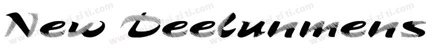 New DeelunmensinlheK字体转换